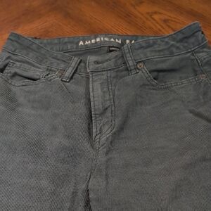 American Eagle Blue Corduroy Pants US2